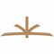 Ekena Millwork Davenport Timber Gable Bracket, Western Red Cedar, 108"W x 40"H x 5 1/2"D x 5 1/2"F, 9/12 Pitch GBW108X40X0606DAV00SWR - alternate 1